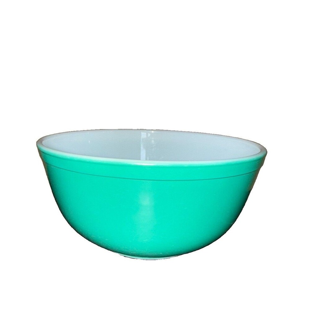 Vintage Pyrex 403 Turquoise Green Mixing Bowl 2.5 Qt Nesting USA MCM